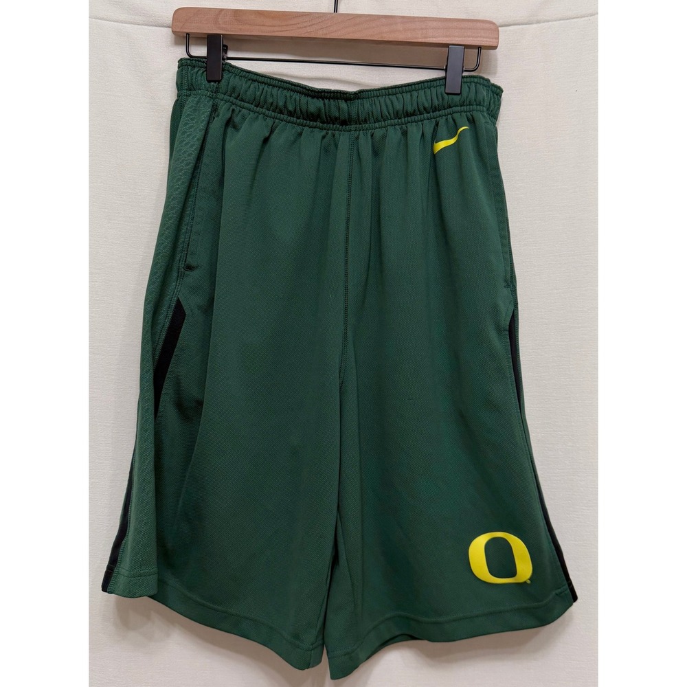 Nike Mens Oregon Ducks Basketball Shorts Green Dri-FIT Athletic 581960-366